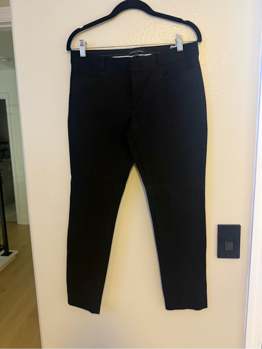 Banana Republic Black Women's Sloane Dress Pants Sz 4